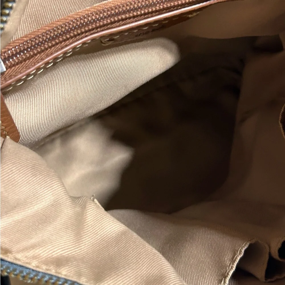 The Sak blue leather Crossbody bag #H-13 - Picture 8 of 9